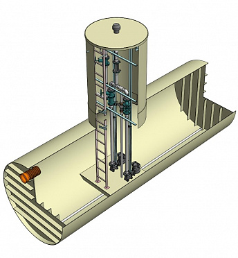 КНС горизонтальная 1/Канализационные насосные станции (КНС)