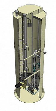 КНС вертикальная 3/Канализационные насосные станции (КНС)
