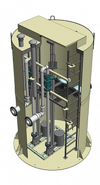 КНС вертикальная 1/Канализационные насосные станции (КНС)